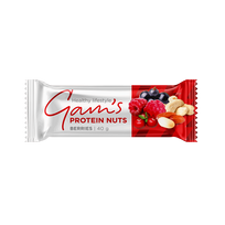 Baltyminis riešutų batonėlis GAM’S Berries, 40 g