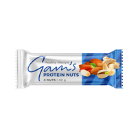 Baltyminis riešutų batonėlis GAM’S 4 Nuts, 40 g