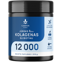 Jūrinis kolagenas vyšnių skonio GAMTOS NAMAI 12 000, 210 g (Dabar -30%)