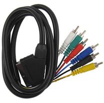 Laidas SCART-6RCA 1.5m | SCART kištukas - 6x RCA kištukai