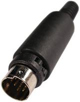 Kištukas mini-DIN-8 (8-pin)