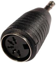 Perėjimas 6.3-DIN5 (1K-1L) | adapteris 6.3mm kištukas - DIN-5 lizdas