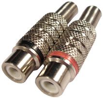 Lizdas RCA metalinis /kabeliui/