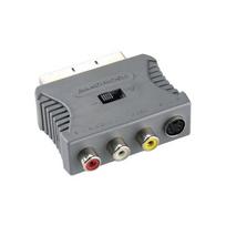 Adapteris Bandridge SCART kištukas - S-Video lizdas + 3x RCA lizdas