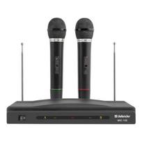 Belaidžiai mikrofonai Defender MIC 155 - 2 vnt.