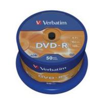 Diskai Verbatim DVD-R 4.7GB 16X 50pack AZO MATT SILVER cake box - 435488