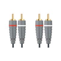 Laidas kabelis audio Bandridge 2x RCA kištukas - 2x RCA kištukas 2m.