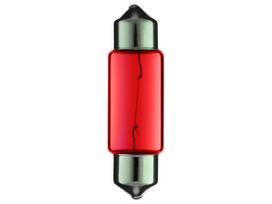 Bosma lemputė SV8.5, 5W, raudona 10X36