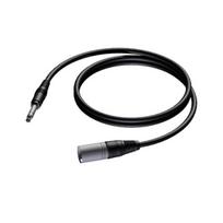 Laidas kabelis Procab XLR kištukas - 6.3 mm Jack kištukas stereo 1.5m