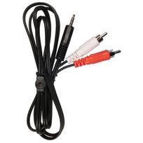Jungiamasis laidas 3.5mm - 2x RCA 1.5m | 3.5mm kištukas - 2x RCA kištukai