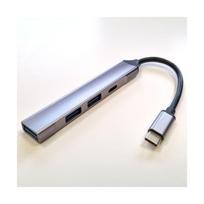 USB šakotuvas USB C - 3x USB A + USB C (USB3.0) 0.1m