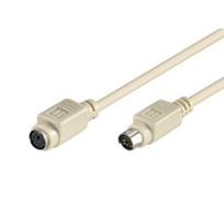 Laidas - pelės ir klaviatūros ilgiklis mini-DIN 6 kištukas (PS/2) - mini-DIN 6 lizdas (PS/2) 2m