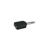 Perėjimas 6.3-2x6.3 (1K-2L) /metalinis/ | adapteris 6.3mm kištukas - 2x 6.3mm lizdas