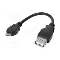 Adapteris Logilink USB 2.0 USB A lizdas - USB B micro kištukas 80mm AU0030