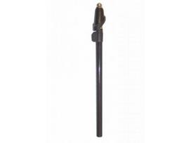 Automobilio antena teleskopinė 1m su laidu 1.3m chromuota