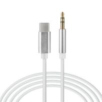 Laidas adapteris USB C (Type C) kištukas - 3.5mm kištukas 1.5m /metalinis/