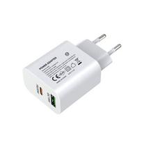 Maitinimo šaltinis SC-20AC USB A + USB C 20W PD+QC 220V