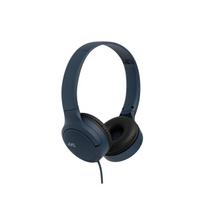 JVC, HA-S33UC-AU, mėlynos sp. dinaminės ausinės, mikrofonas