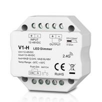 V1-H nuolatinės įtampos valdiklis 12-48V, 1x 8A, Push-Dimm