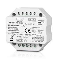 V1-H/P nuolatinės įtampos valdiklis, 12-48V, 1x 8A, Push-Dimm