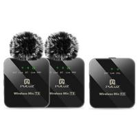 Bevielis skaitmeninis dvigubas mikrofonas, prisegamas, OTG USB Type-C, Lightning
