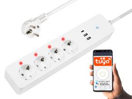 Išmanusis maitinimo laidininkas BALTA 3m 2xUSB+USB-C WiFi TUYA