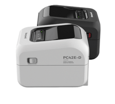 Honeywell PC42E-D, 8 Punkte/mm (203dpi), USB, USB-Host, RS232, Ethernet, weiß Etikettendrucker, Thermodirekt, Auflösung: 8 Punkte/mm (203 dpi), Medienbreite (max): 114 mm, Druckbreite (max.): 108 mm, Rollendurchmesser (max.): 127mm, Geschwindigkeit (max.): 203 mm/Sek, Black Mark Sensor, Gap Sensor, Anschluß: USB (Typ B), USB-Host, RS232, Ethernet, RAM: 256MB, Flash: 256MB, inkl.: Netzteil, separat bestellen: Netzkabel, (C13), Farbe: weiß (PC42EDW020200)