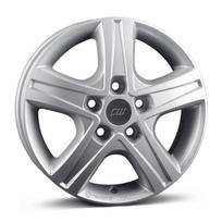 R17x7J 5X108 ET46 CB-65.1 Crystal Silver