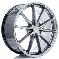 JR Wheels JR37 21x9 ET25 5x112 Hyper Black Alloy Wheel