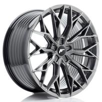 JR Wheels JR49 20x10 ET20-48 5H BLANK Hyper Black Alloy Wheel