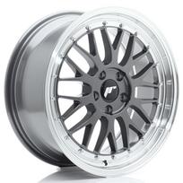 JR Wheels JR23 18x8 ET40 5x112 Hyper Gray w/ Machined Lip Alloy Wheel