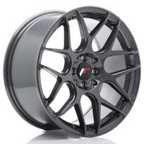 JR Wheels JR18 17x8 ET35 4x100/114 Hyper Gray Alloy Wheel