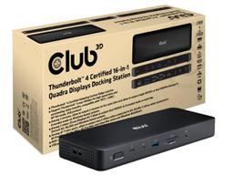 Club 3D CLUB3D CSV-1583 laptop dock/port replicator Wired Thunderbolt 4 Black | 489988 | 8719214473044