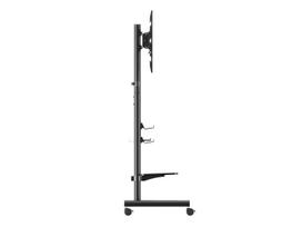 EQUIP  50"-90" Mobile TV Trolley with Pegboard Shelf | 559775  | 4015867243008