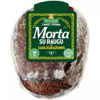 Tamsi duona Morta su raugu ir saulėgrąžomis, 500 g
