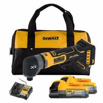 DCG421E2C DeWALT 18V kampinis tiesinis šlifuoklis (2x1.7 Ah)