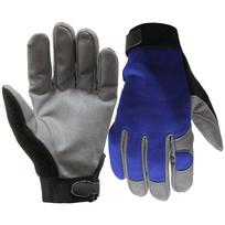 Darbo pirštinės Forte Tools GM48, suaugusiems, mėlyna sp./pilka sp., 10/XL