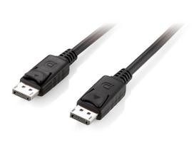Equip DisplayPort 1.2 4K/60Hz St/St 2.00m black poly bag