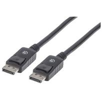 Manhattan DisplayPort Cable, pair, 1.0m, shielded, black