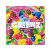 GREENZ vaisių, riešutų ir sėklų užkandžių rinkinys 157 g