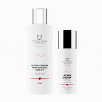 Optimum Derma Aciditate rinkinys aknei Prausiklis + kremas