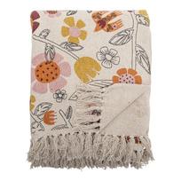 Iš medvilnės mišinio antklodė ir pledas 130x160 cm Vivielle – Bloomingville