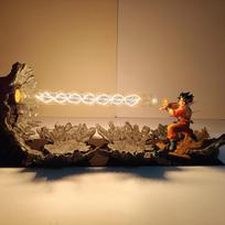 „Dragon Ball Son Goku Kamehameha“ anime lempa „pasidaryk pats“ LED lemputės lempa anime figūrėlė veiksmo modelio figūrėlė žaislai PVC kolekcijos lėlė AU plug