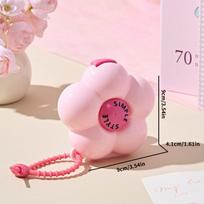 Creative Flowers Medicine Box Cute Dopamine Organizer Box with Dividers Portable Plastic Organizer Box Jewelry Case rožinė