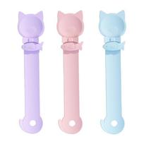 3Pieces Pet Food Squeezer Feeder for Cats Treat Stick Squeezer Wet Food Feed Control Spoon Pet Wet Feeder Food Dispenser 1