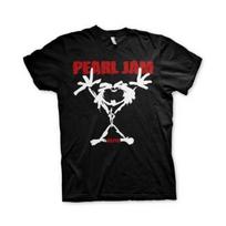 PEARL JAM Unisex Suaugusiųjų Alive Stickman Marškinėliai S juoda