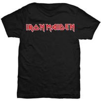 Iron Maiden Unisex Suaugusiųjų Logotipo Marškinėliai S juoda