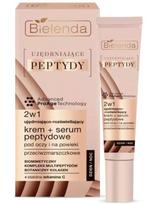 Bielenda stangrinantis ir skaistinantis kremas ir serumas Bielenda FIRMING PEPTIDES 2in1 15ml