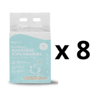 8 VNT. - Kraikas katėms TOFU BeloCat, ledų kvapo, 6 l (2,5 kg), 2 mm granulės