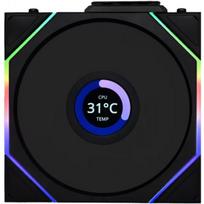 Lian Li 12RTLLCD1W1B Wireless 120mm Case Fan Black